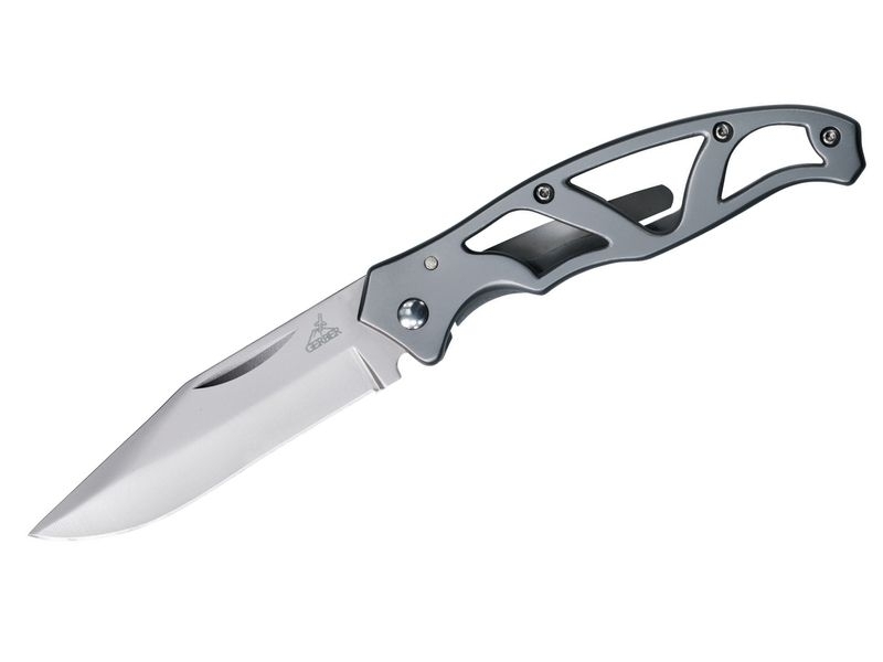 Gerber Taschenmesser PARAFRAME MINI, Nagelhau, Frame-Lock Arretierung, Gürtelclip 