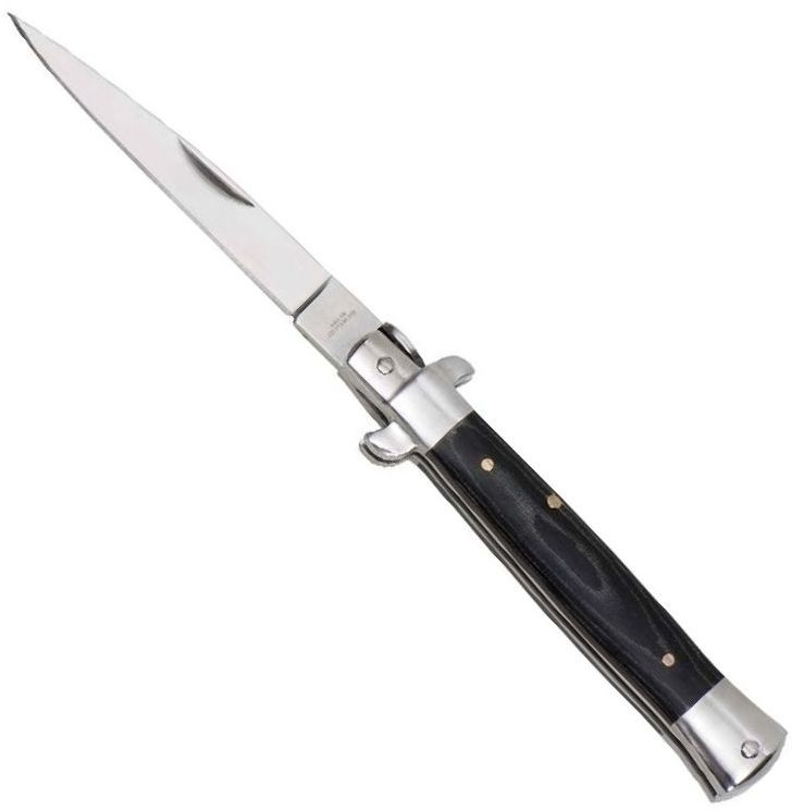 Klassisches Taschenmesser Small Stiletto Micarta, 420rsf 