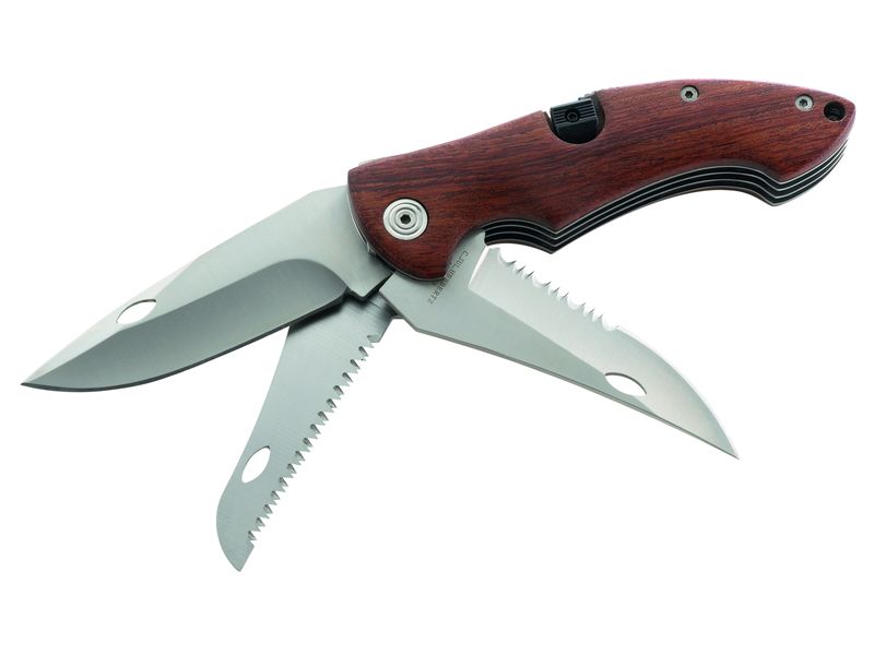 Herbertz Taschenmesser, mit 3 Klingen Säge 