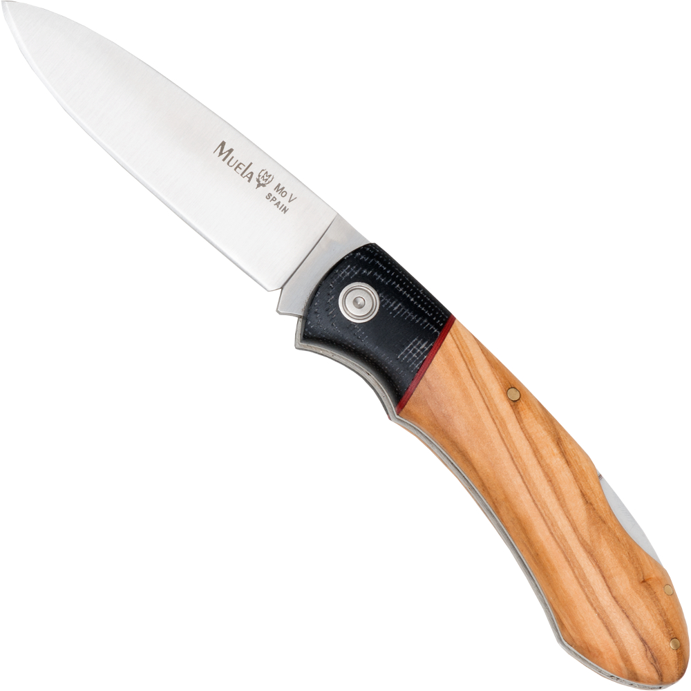 Muela Taschenmesser Olivenholz 