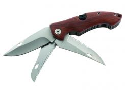 Herbertz Taschenmesser, mit 3 Klingen Säge 