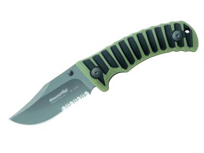BlackFox Taschenmesser 440A titanbeschichtet mit Nylon-Etui 
