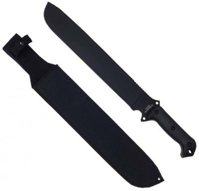 Machete 46cm Klinge 33cm schwarz Kunststoffgriff 